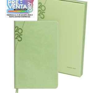 Souvenirs Peronalizados AGENDA ZEGNO  MINI TERRA 2025 VERDE En Monterrey