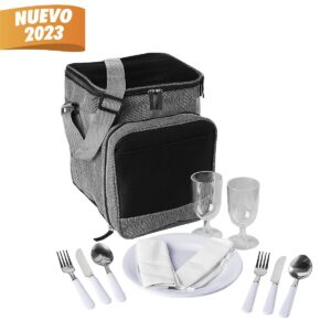 HIELERA CON SET DE PICNIC COLMAR